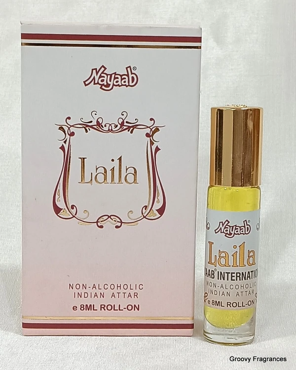 Nayaab Laila Perfume Roll-On Attar Free from ALCOHOL - 8ML