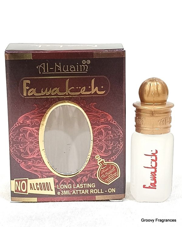 Al Nuaim Fawakeh Perfume Roll-On Attar Free from ALCOHOL - 3ML