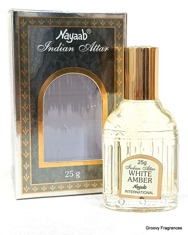 Buy Online Nayaab White Amber Indian Perfume Attar Roll On Free