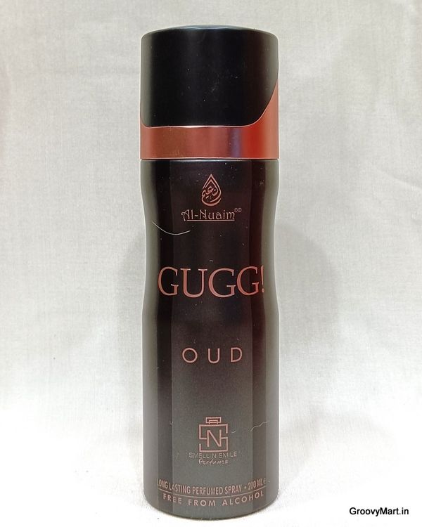 Al Nuaim Guggi Oud Long Lasting Perfume Spray | Alcohol Free - 200ML