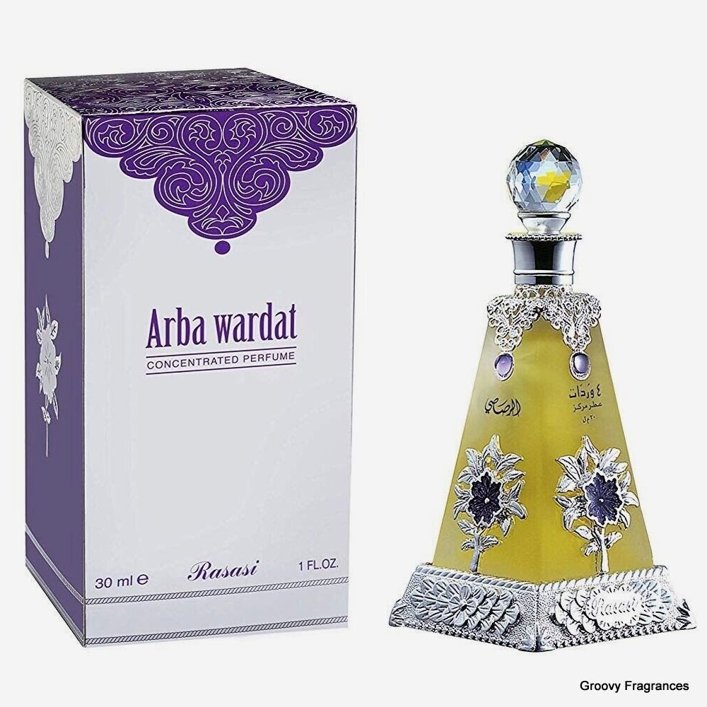 Buy Rasasi Arba Wardat Concentrated Perfume Alcohol Free