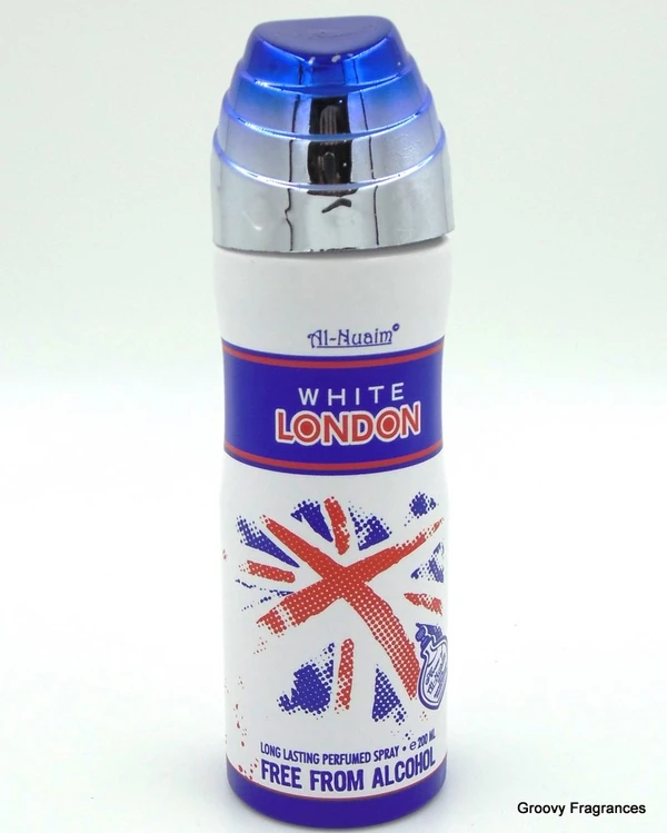 Al Nuaim White London Long Lasting Perfume Spray | Alcohol Free - 200ML