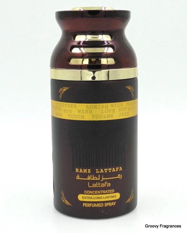 Lattafa RAMZ Long Lasting Perfumed Spray | Alcohol Free - 250ML