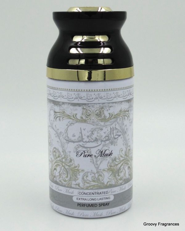 Lattafa Pure Musk Long Lasting Perfumed Spray | Alcohol Free - 250ML