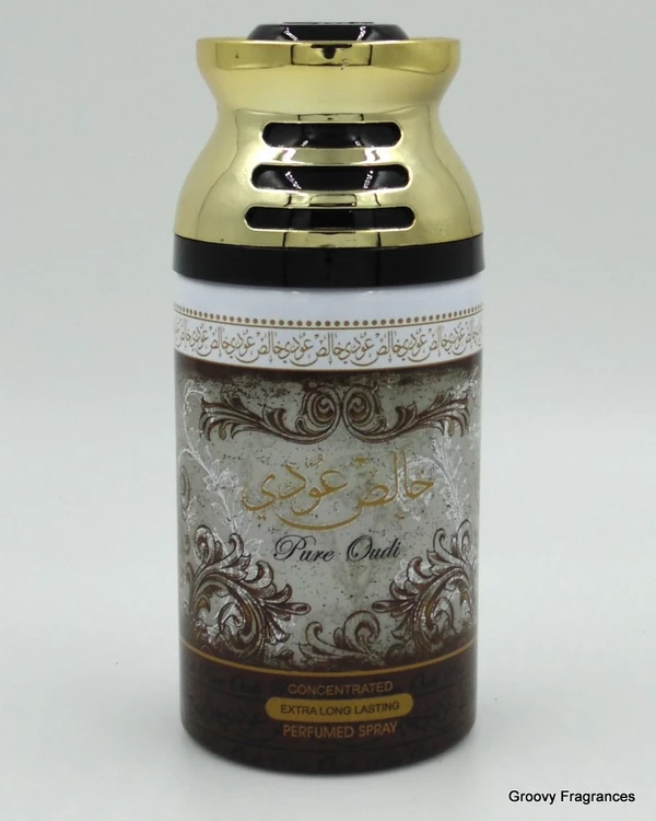 Lattafa Pure Oudi Long Lasting Perfumed Spray | Alcohol Free - 250ML