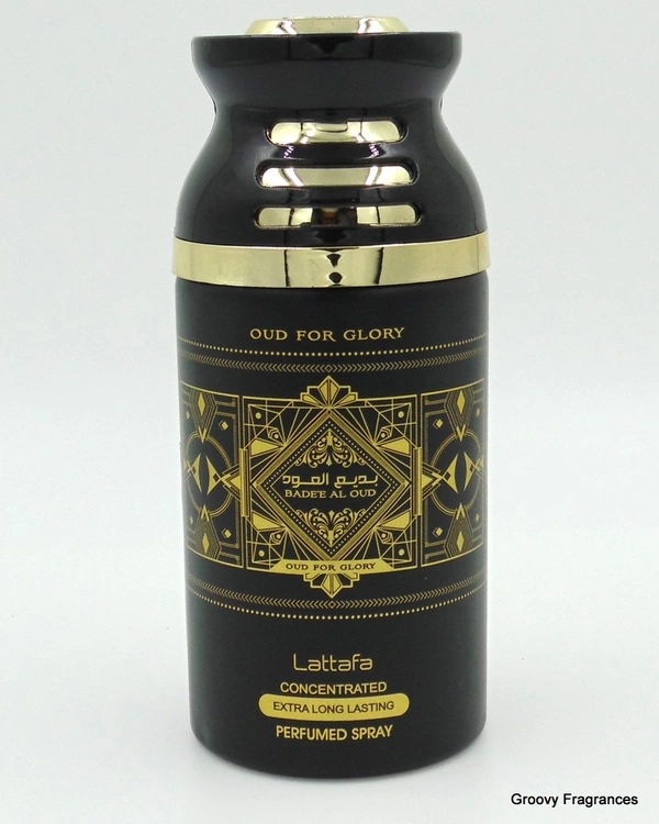 Lattafa Oud For Glory BADEE AL OUD Perfume Spray | Alcohol Free - 250ML