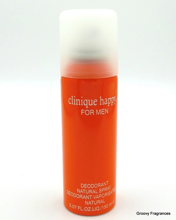 Imported Clinique happy For Men DEODORANT Natural Body Spray - 150ML