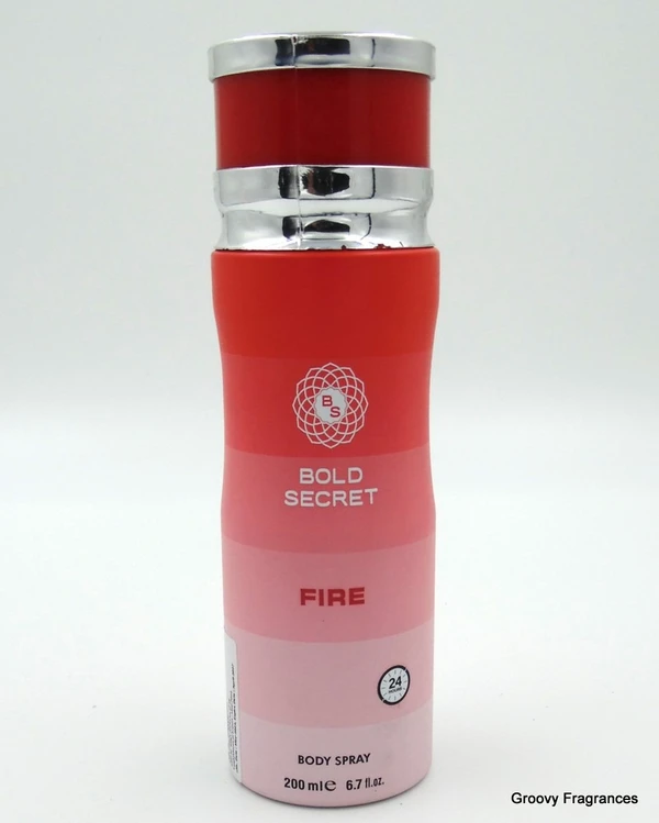 Bold Secret FIRE Long Lasting |24 Hours Perfume Body Spray - 200ML