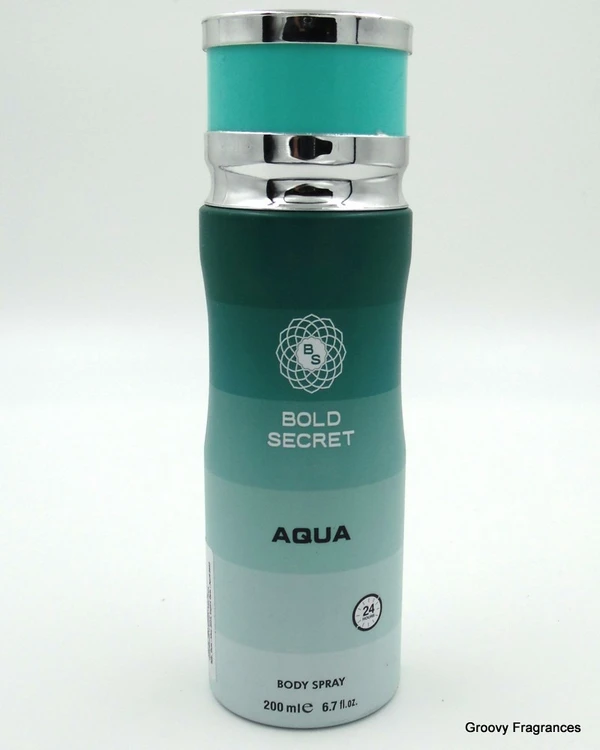 Bold Secret AQUA Long Lasting |24 Hours Perfume Body Spray - 200ML