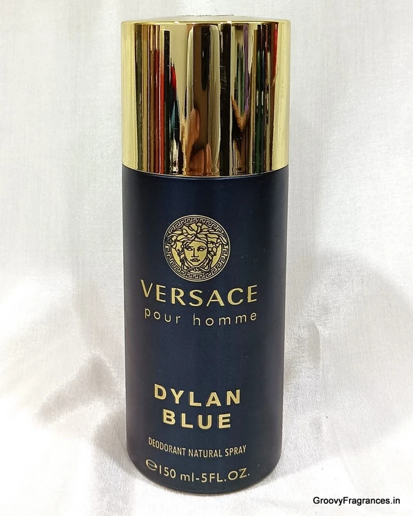 Versace Pour Homme DYLAN BLUE DEODORANT Body Spray - For Men - 150ML