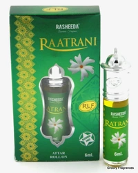 Rasheeda RaatRani Perfume Roll-On Attar Free from ALCOHOL - 6ML