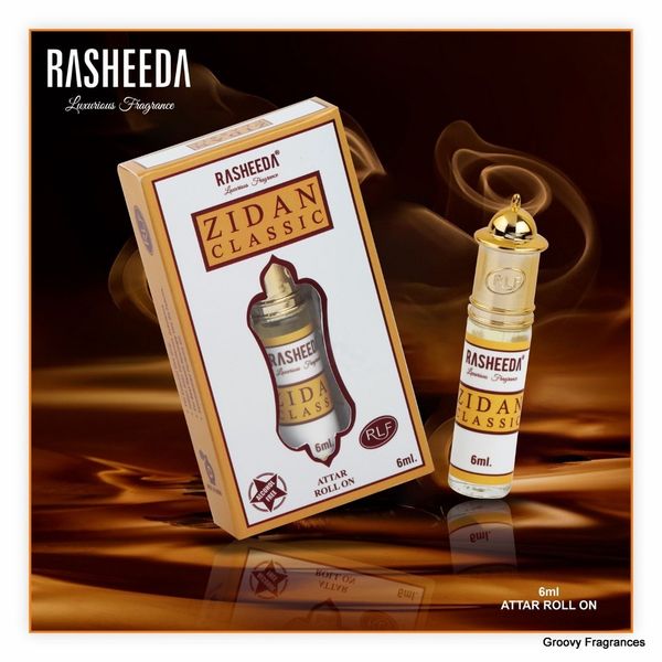 Rasheeda Zidan Classic Perfume Roll-On Attar Free from ALCOHOL - 6ML