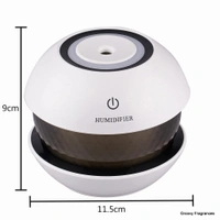 Magic Diamond Humidifier Night Light USB Air Purification Creative Car Desktop Bedroom Household Portable Humidifiers - White