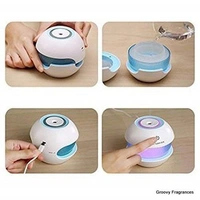 Magic Diamond Humidifier Night Light USB Air Purification Creative Car Desktop Bedroom Household Portable Humidifiers - White