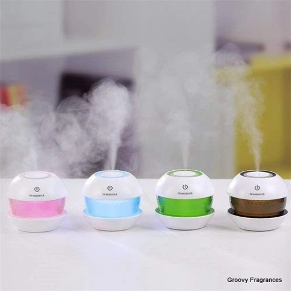 Magic Diamond Humidifier Night Light USB Air Purification Creative Car Desktop Bedroom Household Portable Humidifiers - White