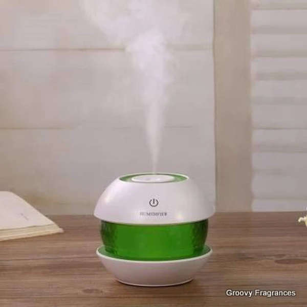 Magic Diamond Humidifier Night Light USB Air Purification Creative Car Desktop Bedroom Household Portable Humidifiers - Green