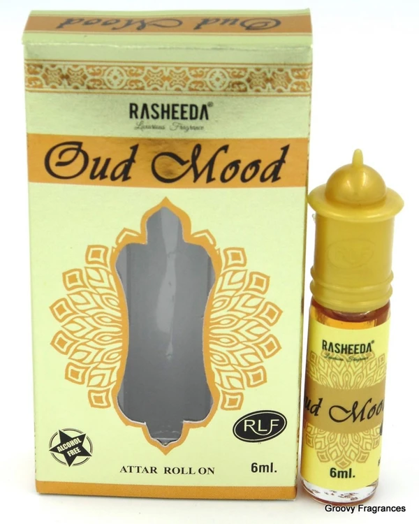 Rasheeda Oud Mood Perfume Roll-On Attar Free from ALCOHOL - 6ML