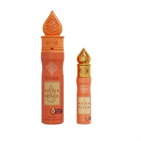 Al Nuaim Bitter peach Eftina Series Perfume Roll-on Attar Free From Alcohol - 6ML
