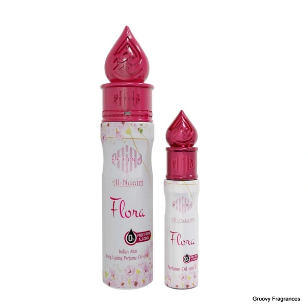 Al Nuaim Flora Eftina Series Perfume Roll-on Attar Free From Alcohol - 6ML