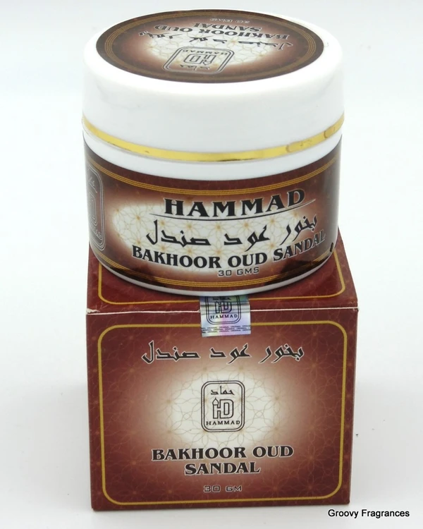 HAMMAD Bakhoor OUD SANDAL Pure Premium Quality UAE product - 30GM