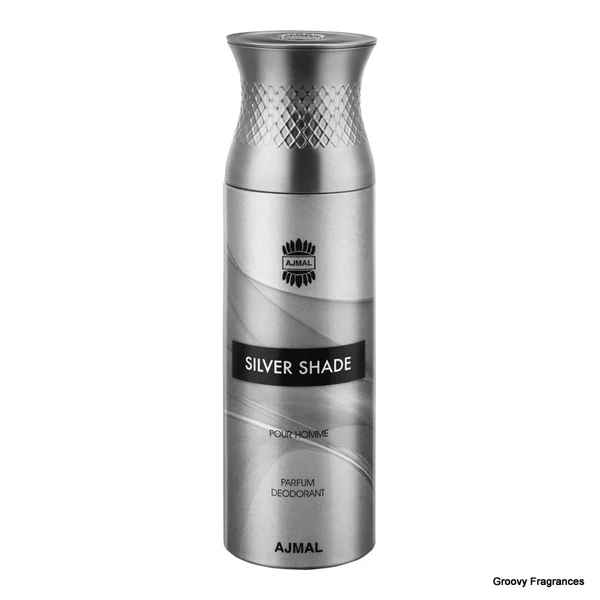 Ajmal Silver Shade Pour Homme Parfum Deodorant | For Men | Alcohol Free - 200ML