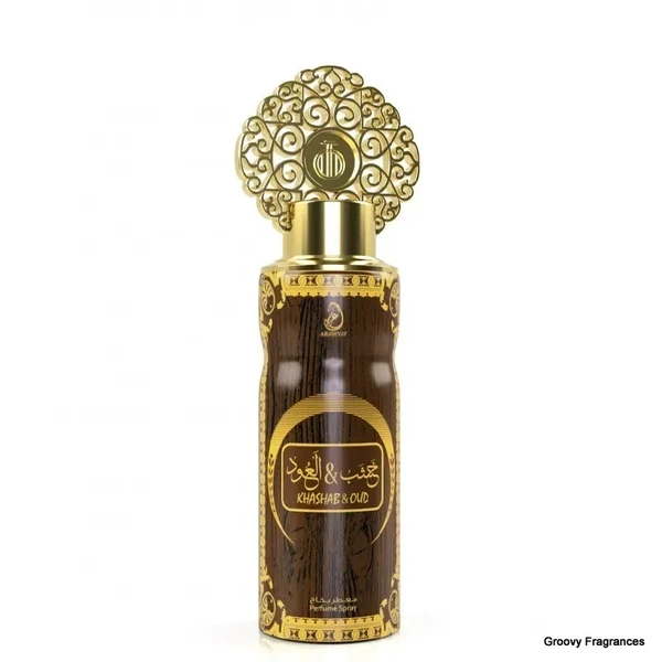 ARABIYAT KHASHAB & OUD Perfume Spray | Alcohol Free - 200ML