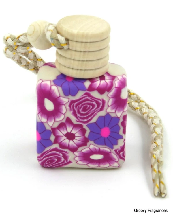 Groovy Fragrances Car Air Freshener Perfume Fancy Designer bottle | Natural Perfume Oil - kharbooza