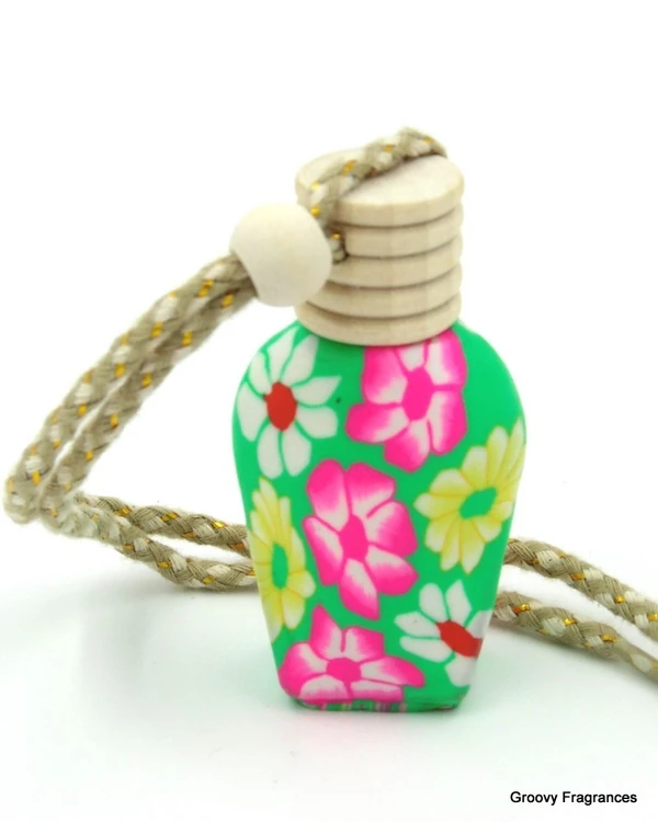 Groovy Fragrances Car Air Freshener Perfume Fancy Designer bottle | Natural Perfume Oil - kharbooza