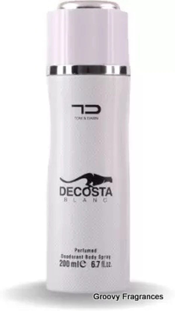 TD Tom & Darin DECOSTA BLANC Perfumed Deodorant Body Spray - 200ML