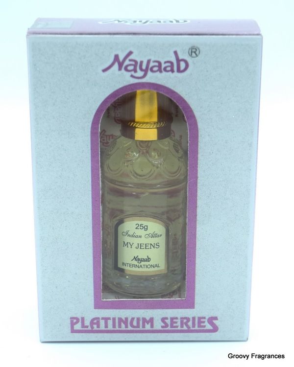 Nayaab MY JEENS Indian Perfume Attar Roll-On Platinum Series Free from ALCOHOL - 25ML