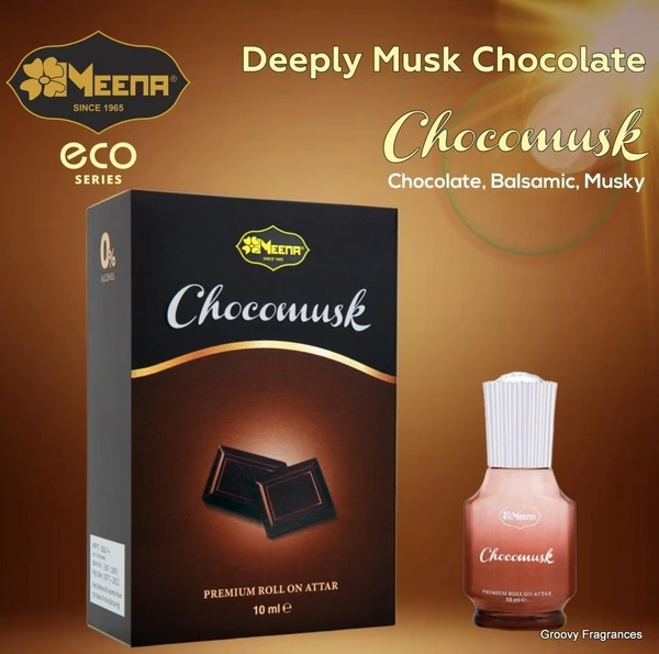 Meena ChocoMusk (CHOCOLATE BALSAMIC MUSKY) Premium Perfume Roll-On Attar (Itr) - 10ML