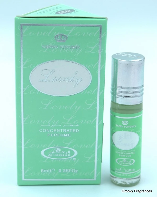 Al Rehab Lovely Crown Perfumes Roll-On Attar Free from ALCOHOL - 6ML