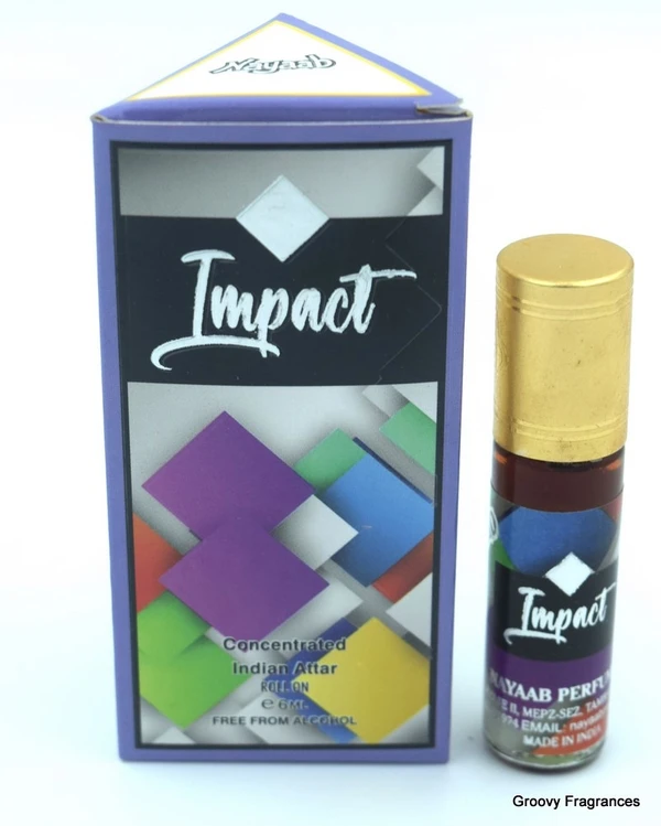 Nayaab Impact Perfumes Roll-On Attar Free from ALCOHOL - 6ML