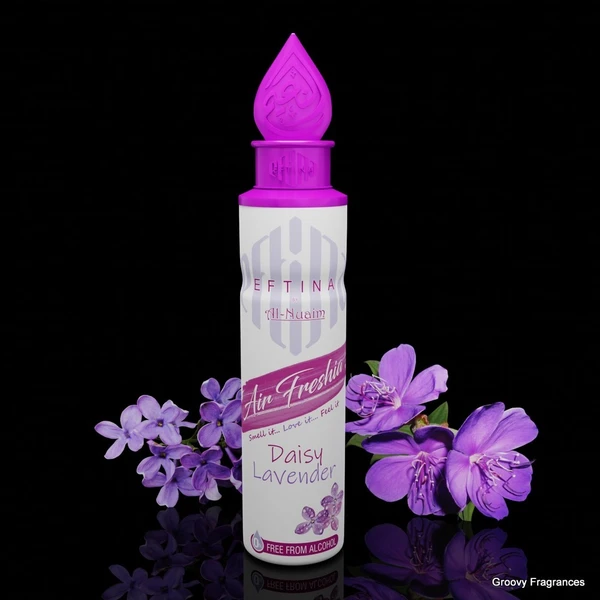 Al Nuaim Eftina Daisy Lavender Home, Bedroom, Office, Car Air Freshener, Free From Alcohol - 250ML