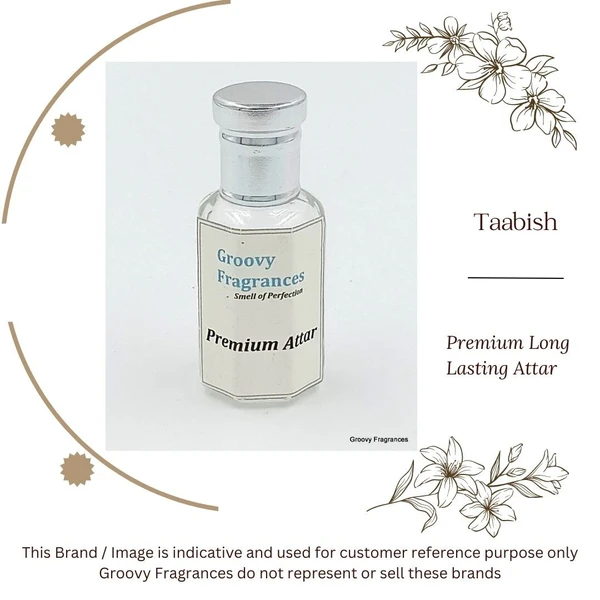 Groovy Fragrances Taabish Long Lasting Perfume Roll-On Attar | For Men | Alcohol Free - 12ML