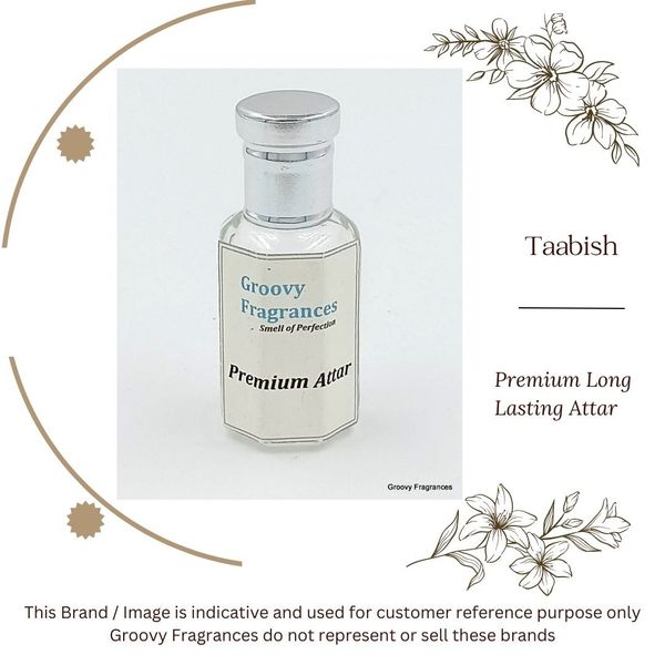 Groovy Fragrances Taabish Long Lasting Perfume Roll-On Attar | For Men | Alcohol Free - 12ML