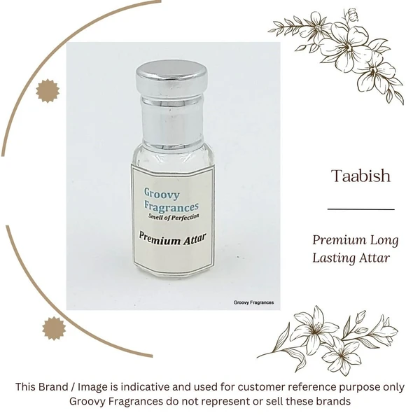 Groovy Fragrances Taabish Long Lasting Perfume Roll-On Attar | For Men | Alcohol Free - 6ML