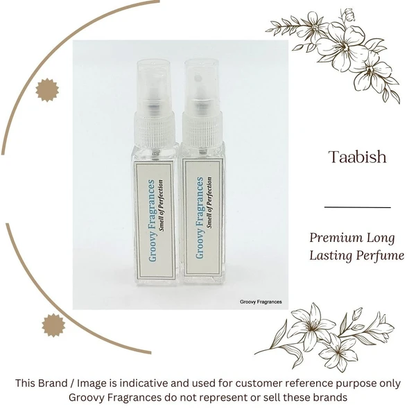 Groovy Fragrances Taabish Men Long Lasting Pocket Perfume (Pack of 2) | For Men - 8ML