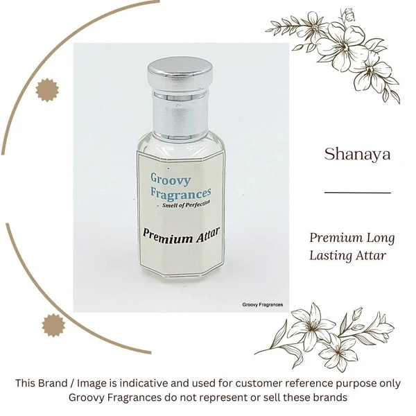 Groovy Fragrances Shanaya Perfume Roll-On Attar | For Men | Alcohol Free - 12ML