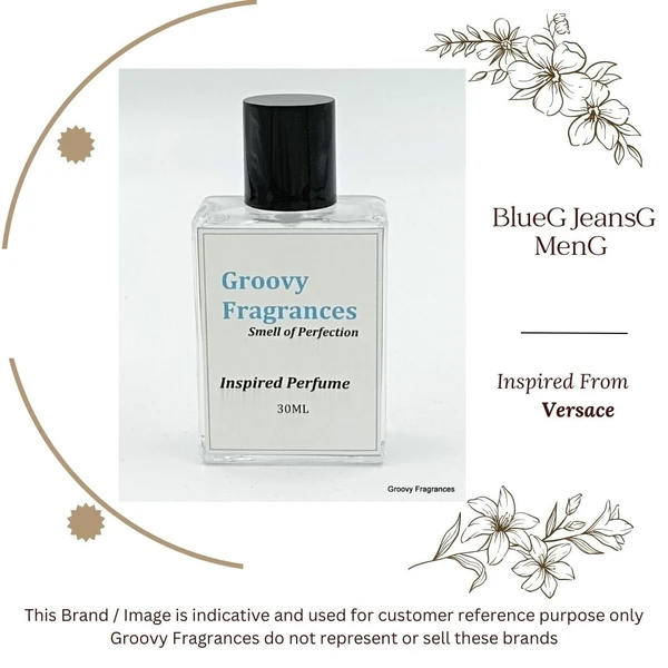 Groovy Fragrances BlueG JeansG MenG By VarsaceG Long Lasting Perfume 30ML | For Men - 30ML