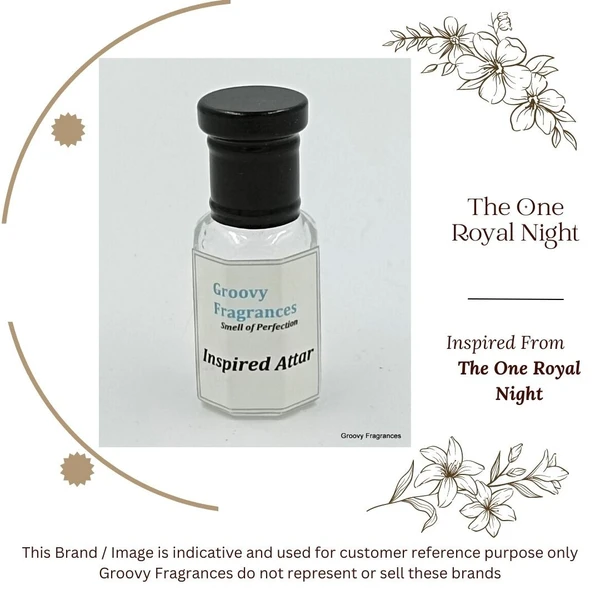 Groovy Fragrances The One Royal Night Long Lasting Perfume Roll-On Attar | For Men | Alcohol Free - 6ML