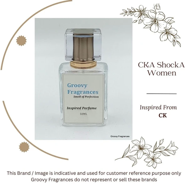 Groovy Fragrances CKA ShockA Women Long Lasting Perfume 50ML | For Women - 50ML