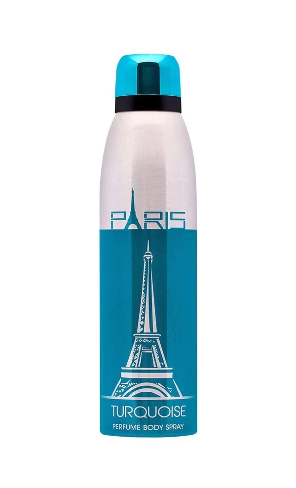 Imported PARIS TURQUOISE Perfume Body Spray - For Women - 200ML