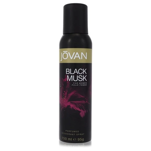 Jovan Black Musk For Women Pour Femme Deodorant Perfume Spray for Women - 150ML