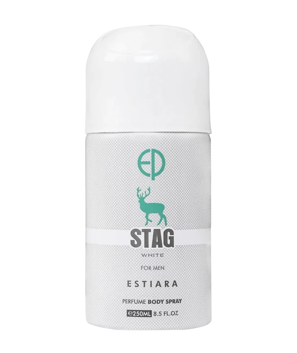 Estiara STAG White Perfume Body Spray - For Men - 250ML