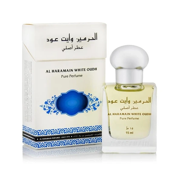 Al Haramain White Oudh Pure Perfume Roll-On Attar Free from ALCOHOL