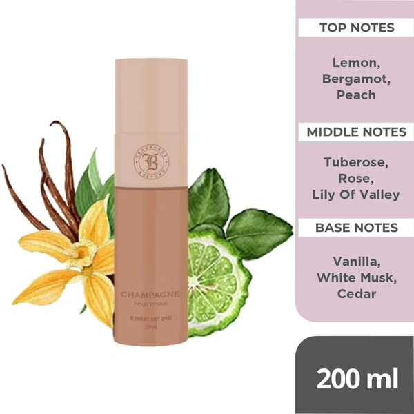 Fragrance and Beyond CHAMPAGNE POUR FEMME Deodorant | Women - 200ML