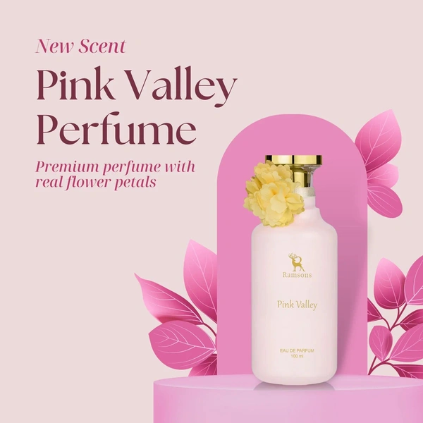 RAMSONS PINK VALLEY Eau de Parfum For Women - 100ML