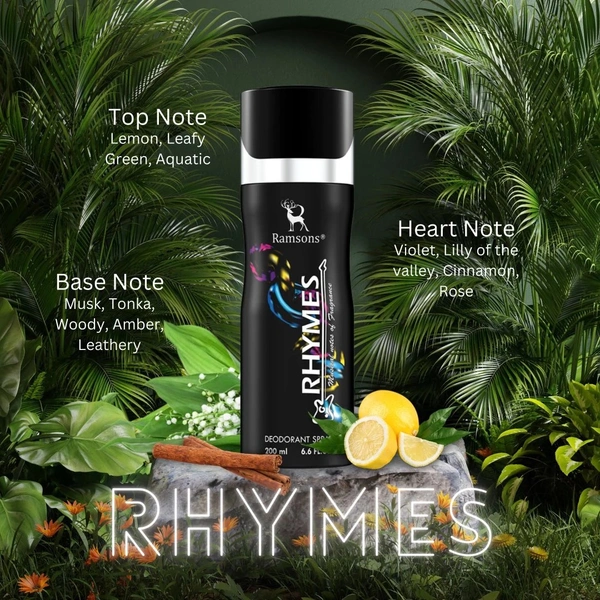 Ramsons rhymes deo deodorant spray - for men & women - 200ML
