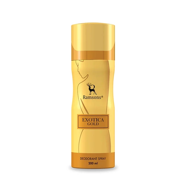 Ramsons Exotic Gold Deodorant Spray - For Women - 200ML